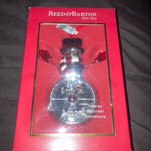 Reed & Barton No School Snowman Ornament